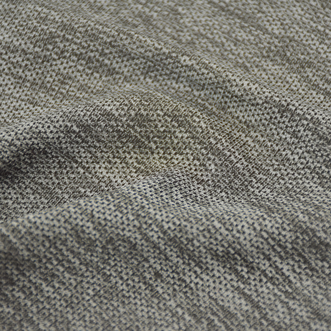 155GSM Quick Dry Breathable Heather Stretch Elastane Fabric 85% Polyester 15% Spandex for Yoga Wear, Sportswear & Athletic Tops