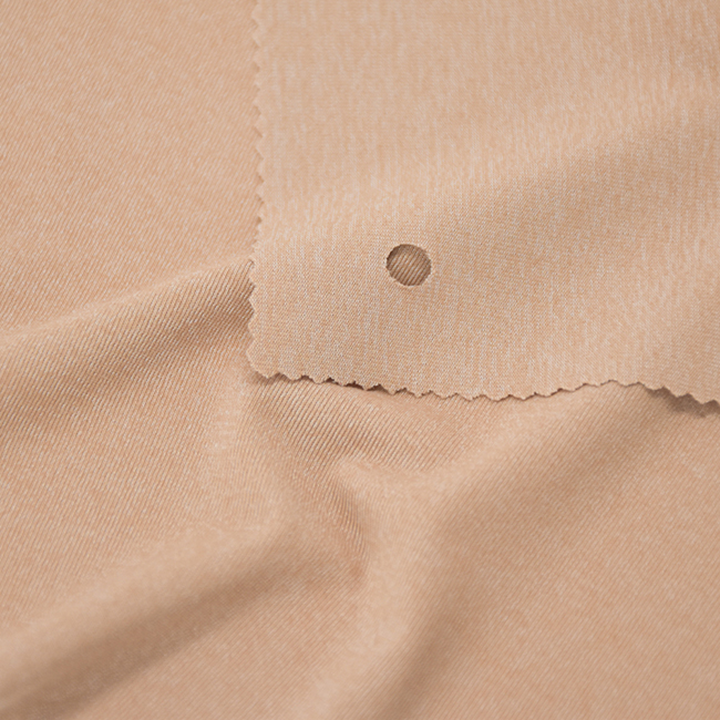 100GSM Quick Dry Breathable Stretch Elastane Fabric 53% Polyamide 35% Polyester 12% Spandex Blend for Yoga Tops, Sportswear & Activewear