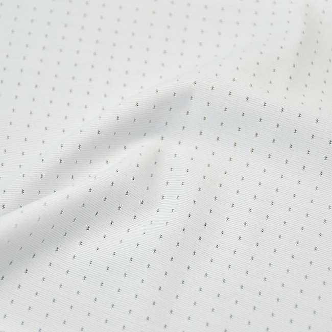 160GSM Dot Pattern Elastane Fabric | 90% Polyester 10% Spandex For Activewear