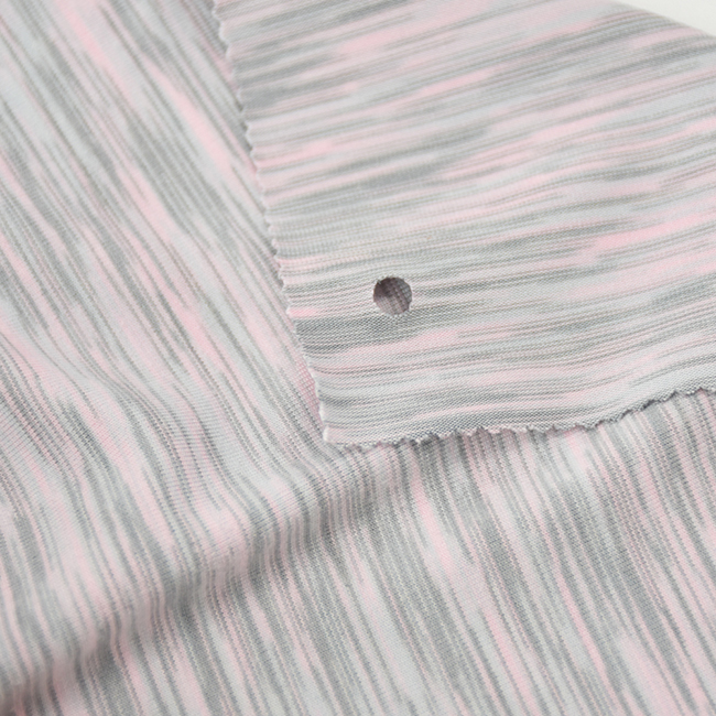 210GSM Quick Dry Breathable Heather Stretch Elastane Fabric 88% Polyester 12% Spandex for Yoga Leggings, Sportswear & Athletic Apparel