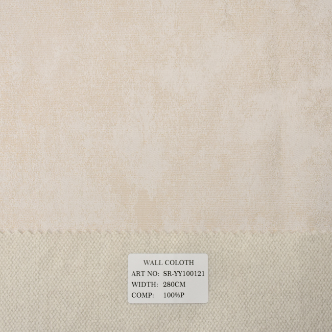 Wholesale 100% Polyester Jacquard Textile Wallpaper 280cm Wide - Metallic Finish Seamless Wall Covering
