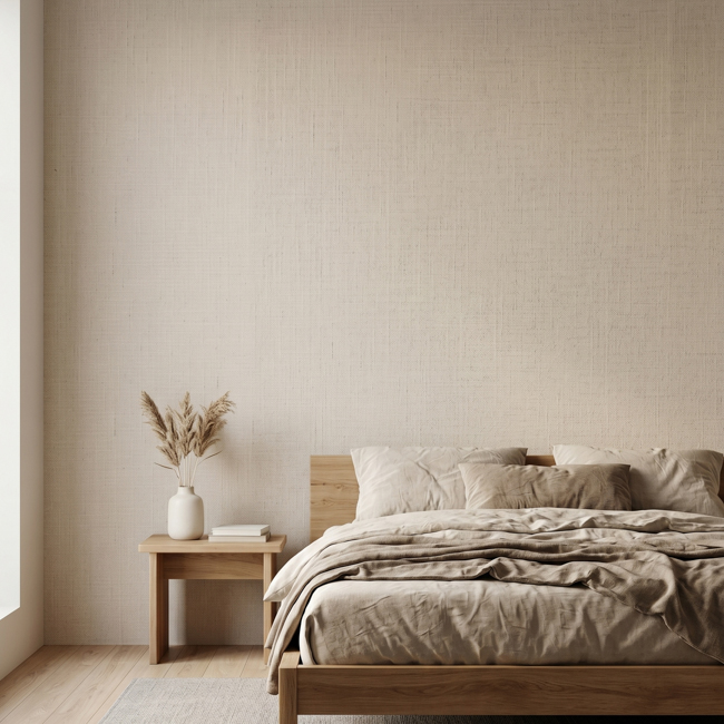 280cm Seamless Jacquard Wallcovering Fabric with Subtle Metallic Sheen - Wholesale 220GSM Polyester Textile Wallpaper