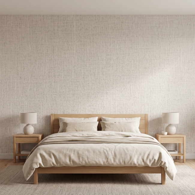Wholesale 100% Polyester Jacquard Textile Wallpaper 280cm Wide - Metallic Finish Seamless Wall Covering