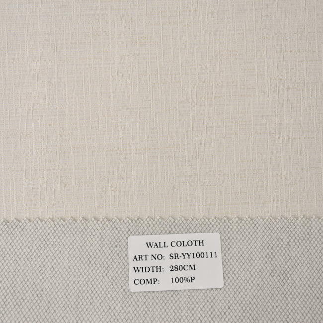 Wholesale 100% Polyester Jacquard Textile Wallpaper 280cm Wide - Metallic Finish Seamless Wall Covering