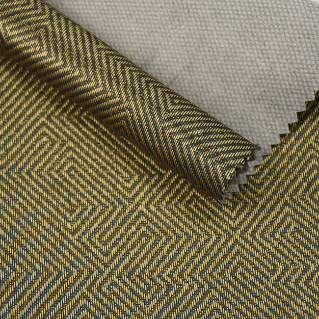 Budget-Friendly 280cm Metallic Jacquard Polyester Wall Covering Fabric - Spunlace Non Woven Backed Wallpaper