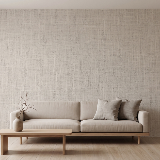 Wholesale 100% Polyester Jacquard Textile Wallpaper 280cm Wide - Metallic Finish Seamless Wall Covering