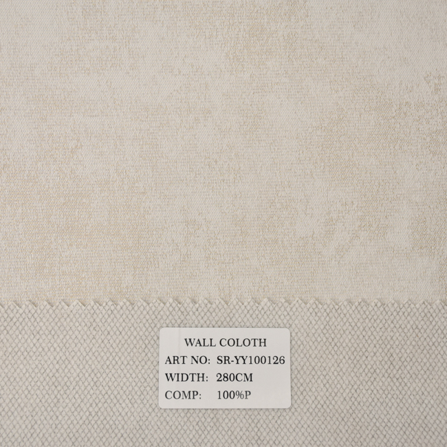280cm Seamless Jacquard Wallcovering Fabric with Subtle Metallic Sheen - Wholesale 220GSM Polyester Textile Wallpaper