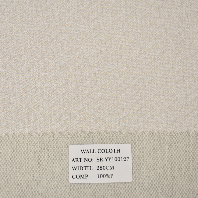 Wholesale 100% Polyester Jacquard Textile Wallpaper 280cm Wide - Metallic Finish Seamless Wall Covering