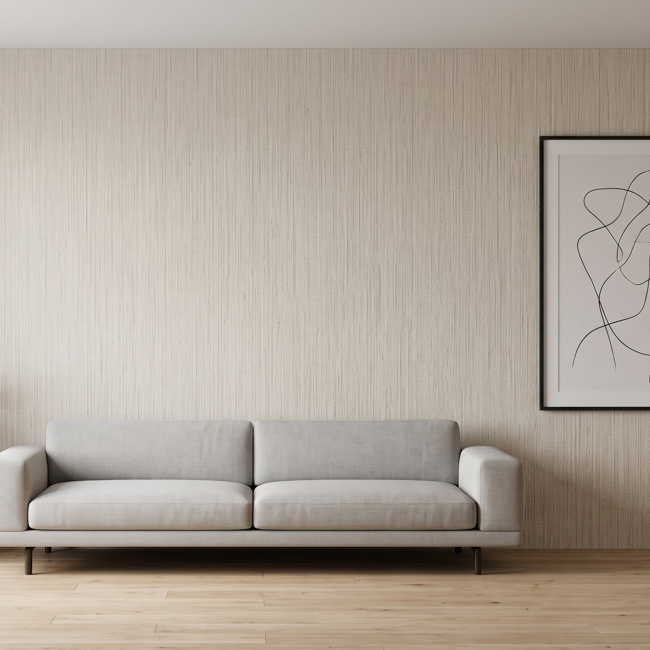 Wholesale 100% Polyester Jacquard Textile Wallpaper 280cm Wide - Metallic Finish Seamless Wall Covering