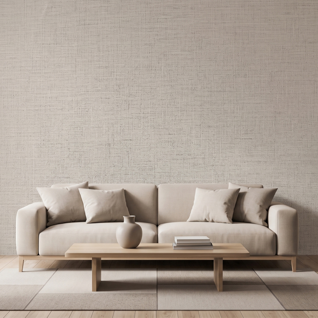 Wholesale 100% Polyester Jacquard Textile Wallpaper 280cm Wide - Metallic Finish Seamless Wall Covering