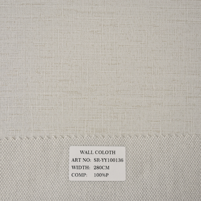 Wholesale 100% Polyester Jacquard Textile Wallpaper 280cm Wide - Metallic Finish Seamless Wall Covering