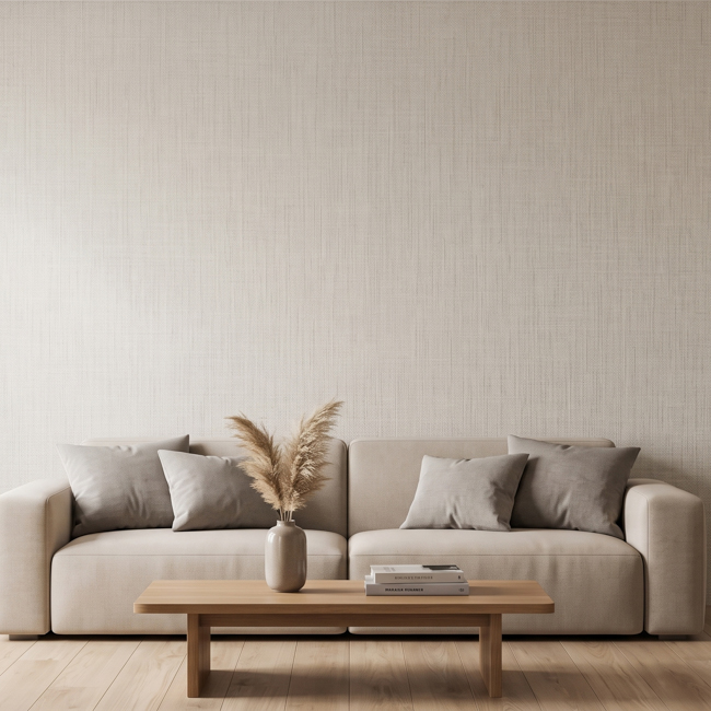 Wholesale 100% Polyester Jacquard Textile Wallpaper 280cm Wide - Metallic Finish Seamless Wall Covering