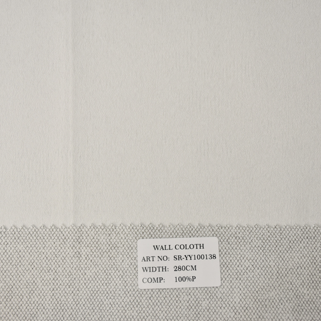 Wholesale 100% Polyester Jacquard Textile Wallpaper 280cm Wide - Metallic Finish Seamless Wall Covering