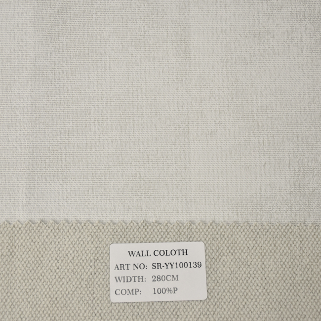 280cm Seamless Jacquard Wallcovering Fabric with Subtle Metallic Sheen - Wholesale 220GSM Polyester Textile Wallpaper