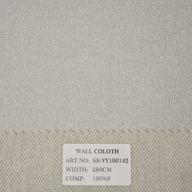 Wholesale 100% Polyester Jacquard Textile Wallpaper 280cm Wide - Metallic Finish Seamless Wall Covering